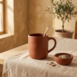Vue en perspective de Mug Sirocco, montrant l'intérieur et la silhouette complète.